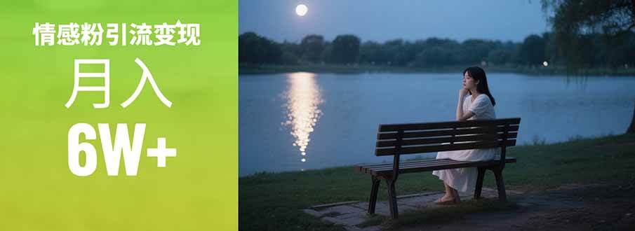(6.27)情感粉引流变现实操课：单月变现6w+，情感粉引流变现实操课